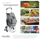 image 9 of Shopping Trolley 3-in-1 Foldable Cart with Cooler Bag