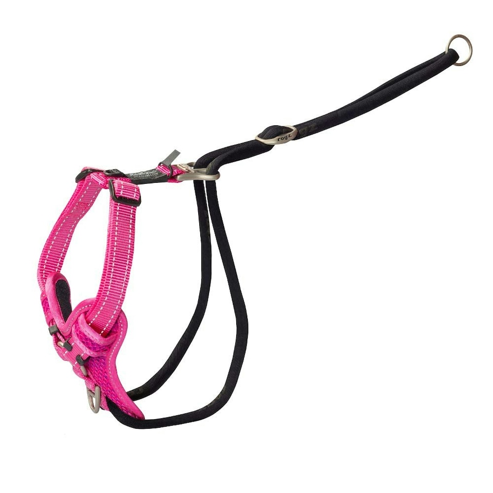 Rogz Utility Stop Pull Harness Large Pink 45-75cm x 1 N/A | L