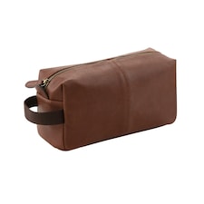 Quadra Nuhide Wash Bag - Tan - One Size (UTPC7295)