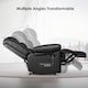 image 4 of Rattantree PU Leather Recliner Chair Manual Reclining Armchair