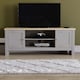 image 3 of Vida Designs Arlington 2 Door TV Unit Shaker Entertainment Storage, Grey & Oak | Grey | Grey & Oak | 1