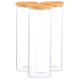 image 1 of Argon Tableware Glass Storage Jars with Cork Lids - 2 Litre - Pack of 3