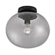 image 2 of Nordlux Alton Indoor Ceiling Light Black Glass E27 Hand Blown - Mains Powered, IP20