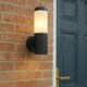 image 6 of CGC HUMERA Round Cylinder Black Outdoor Wall Light Black