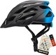 image 2 of Meteor Marven Cycle Helmet MTB Bike Skateboard Scooter Safety Gear | Black | Black-Blue | S