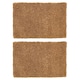 image 1 of Nicola Spring Premium Handmade Coir Door Mats - 60cm x 40cm - Pack of 2