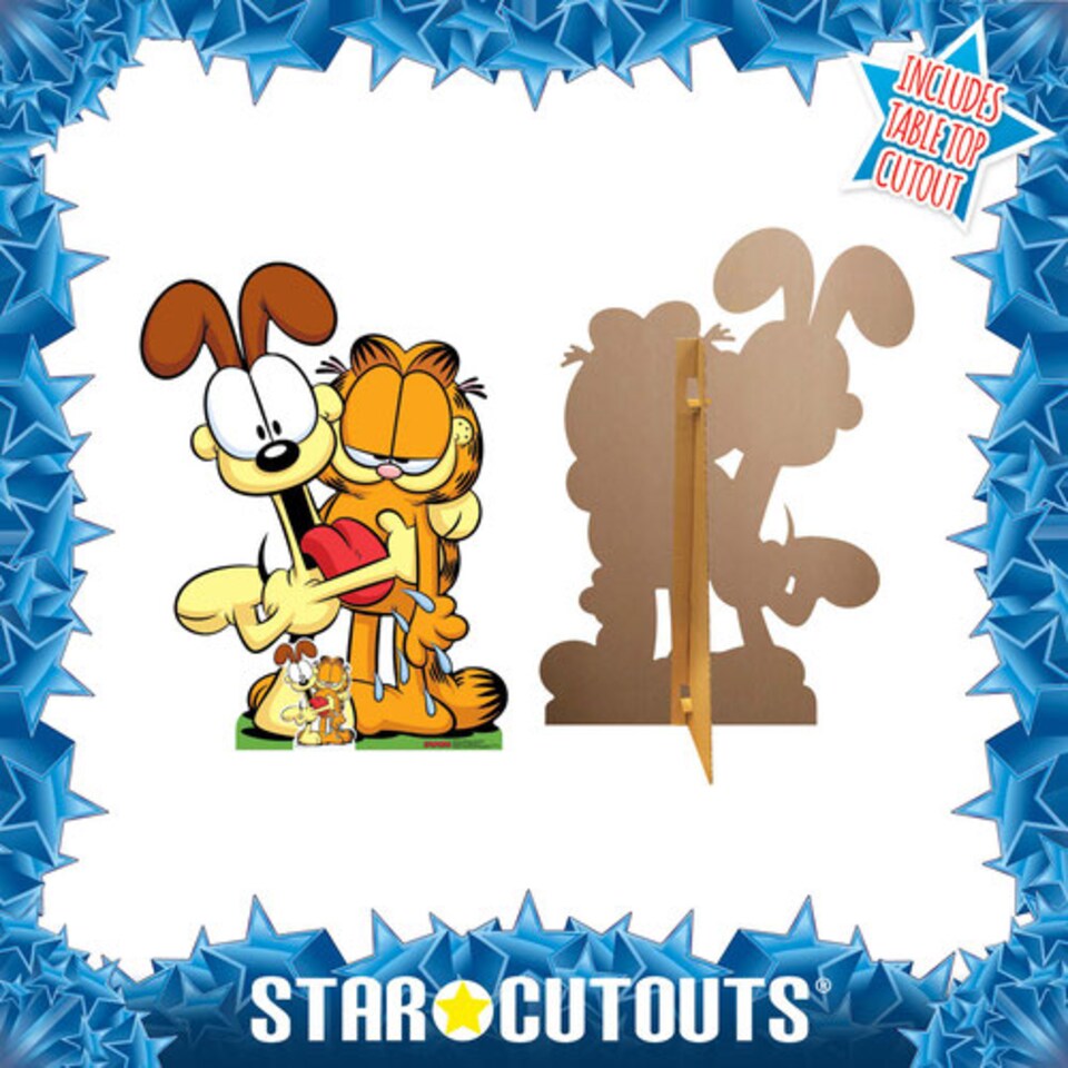 image 1 of Garfield and Odie Lifesize Cardboard Cutout 126cm