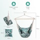 image 8 of Vonhaus Seville Outdoor Hanging Chair with Attachments