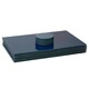 image 1 of Harbour Housewares 12 Piece Table Set - Hague Blue Glass Placemats & Coasters - 40 x 30cm Blue