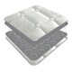 image 5 of Sareer Economical Coil Sprung Mattress 4FT White | Small Double