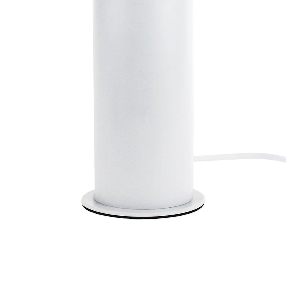 image 1 of White Tubular Floor Uplight | White | White | Medium | 1