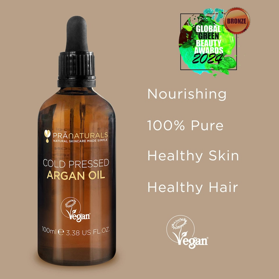 image 1 of PraNaturals Cold Pressed Argan Oil 100ml