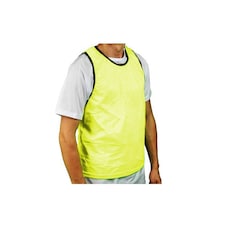 Precision Unisex Adult Reversible Mesh Training Bib - Yellow/Royal Blue - 15 Years and Up