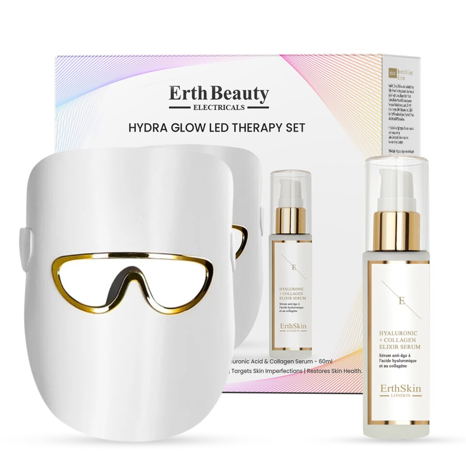 image 1 of rth Skin London Hydra Glow Led Therapy Set ( Led Light Therapy Mask White With Ha Serum )