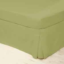 Belledorm Easycare Percale Platform Valance - Olive - Double