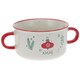 image 8 of Christmas Soup Mugs Jumbo Stoneware Two Handle Festive Xmas Bowls | Multi | Set of 4