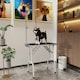 image 7 of PawHut Foldable Dog Grooming Table Adjustable Arm for Small Dogs 81x49x80 cm
