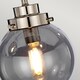image 4 of Kula 5 Light Chandelier, Polished Nickel, E14