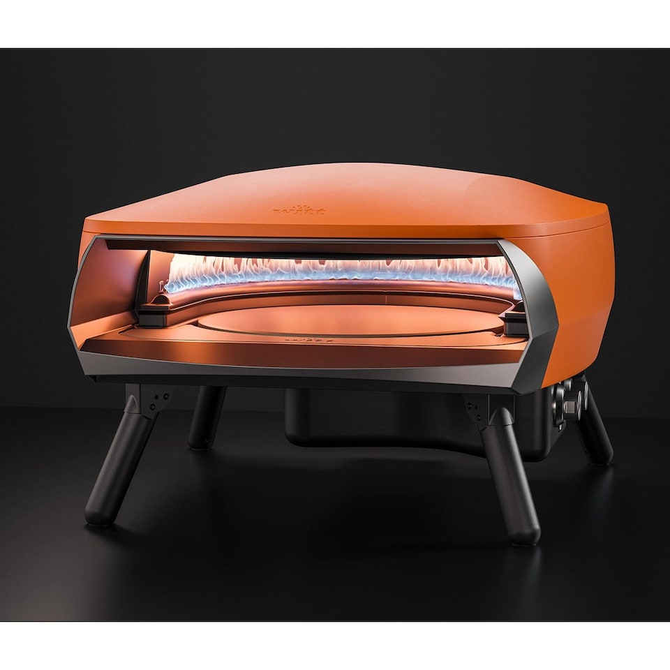 image 1 of Witt 16inch Pizza Oven 15-minutes Pre-Heat Rotating Stone - Orange