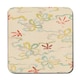 image 3 of Set of 12 Placemats and Coasters with Designer Artwork and Wood Bottom