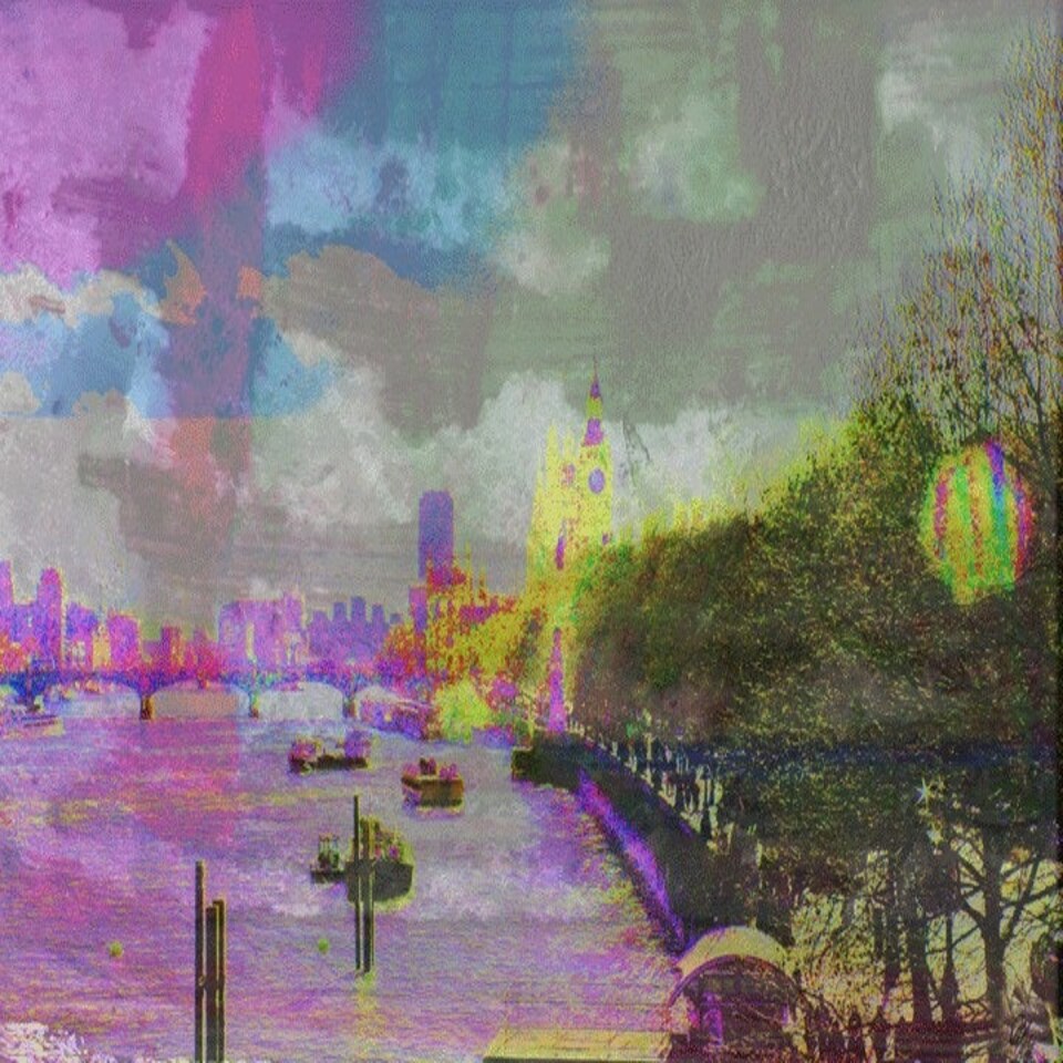 image 1 of London Bridge View (Canvas Print) 24" x 16"