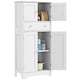 image 1 of HOMCOM Kitchen Cupboard Kitchen Cabinet with Drawer and Adjustable Shelf White