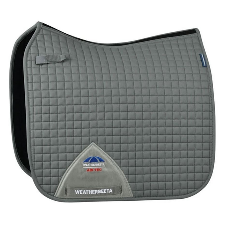 image 1 of Weatherbeeta Air-Tec Horse Dressage Saddlepad | Grey | Grey | 24in x 22in | 1