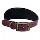 image 1 of HugglePets Legacy Leather Hound Collar - Merlot N/A | M