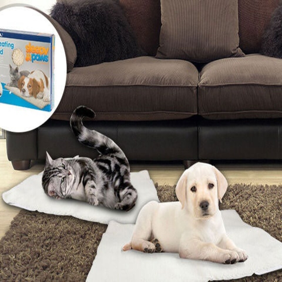 image 1 of Self Heating Dog Cat Pet Bed Thermal Washable No Electric Blanket Required N/A | One Size