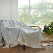 Chester Grey Throw Grey | Multi | 130x170cm