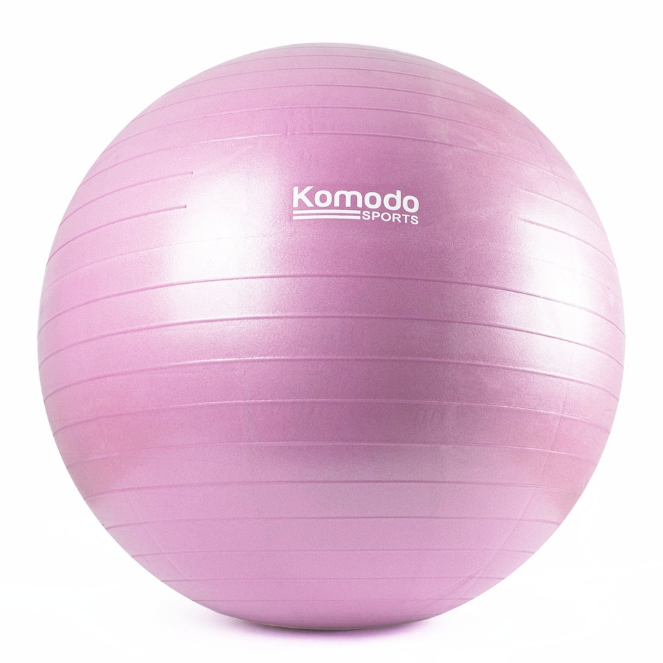 image 1 of Komodo 85cm Yoga Exercise Ball - Pink