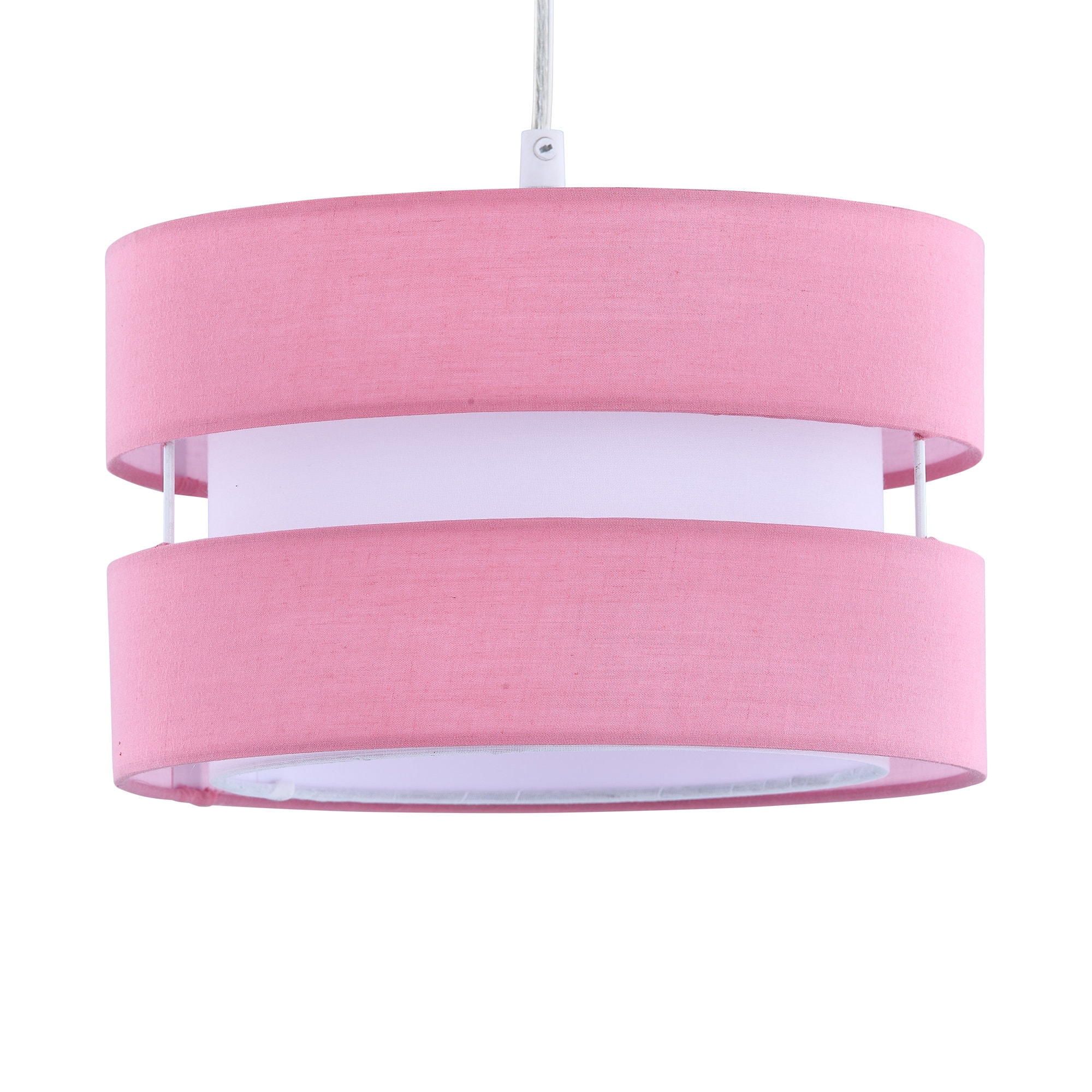First Choice Lighting Benni Light Pink 26cm Pendant Shade