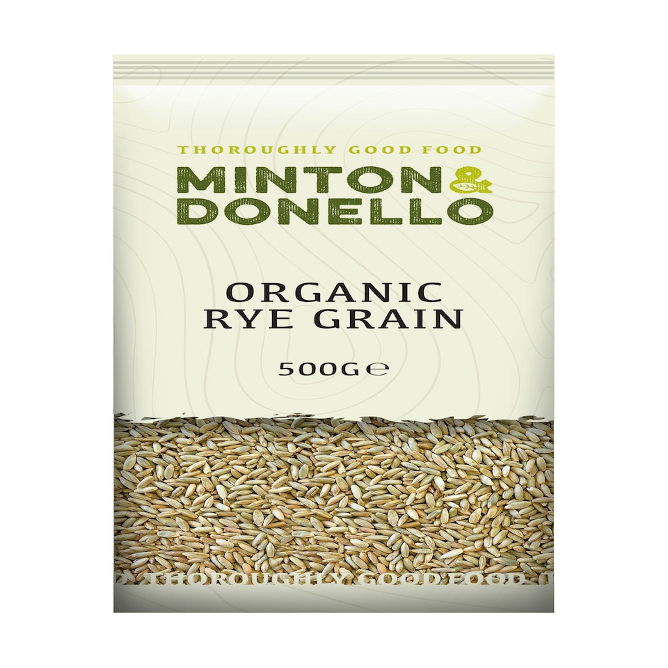 image 1 of Minton & Donello Organic Rye Grain 6 x 500g