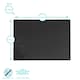 image 3 of Argon Tableware Linea Rectangle Slate Placemats - 35 x 25cm - Pack of 6 Black