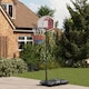 image 2 of SPORTNOW Adjustable Basketball Stand Net Set System with Wheels, 179-209cm