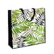 image 2 of Pack of 12 Tropical Palm Jumbo Square PP Woven Gift Bags