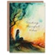 image 1 of Sending Peaceful Vibes Mindfulness Under Tree Get Well Card