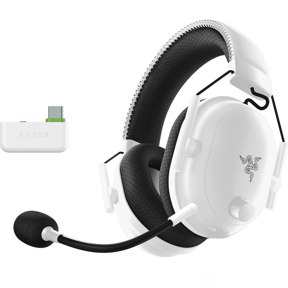 BlackShark V2 Pro (Xbox) - Wireless Console E-Sports Headset for Xbox S|X & One (Triforce 50mm Drivers, HyperSpeed Wireless 2,4 GHz, detachable HyperClear Microphone) White