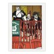 image 3 of Moriz Jung Salon Orchestra Meier Musicians Caricature Framed Wall Art Print A3