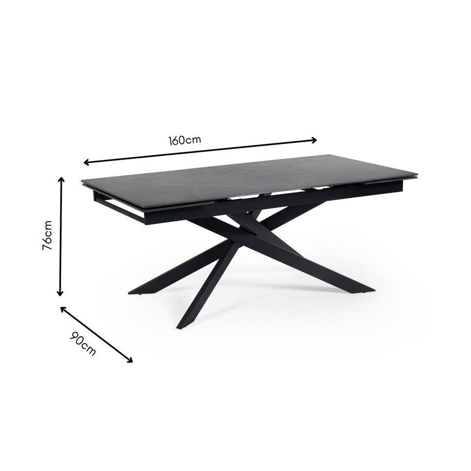 image 1 of Premium Osano 160cm Extending Dining Table