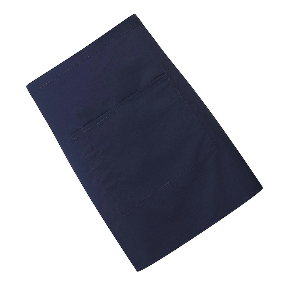 image 1 of Premier Colours Front Pocket Waist Apron - Navy - One Size Blue