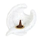 image 1 of Something Different Resin Angel Wings Incense Cone Holder - White - One Size