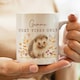 image 3 of Personalised Hedgehog Mug White