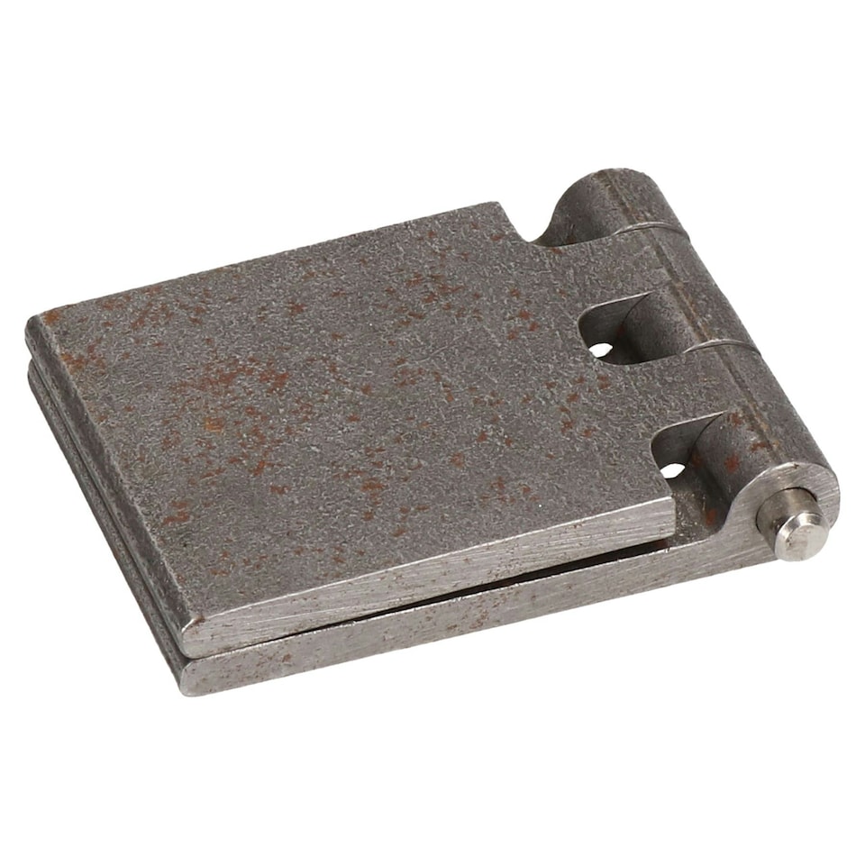 image 1 of Pack of 2 Solid Drawn Steel Butt Hinges Extra Heavy Duty Industrial 50x120mm Silver