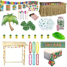 Hawaiian Deluxe Tiki Bar Decoration Kit