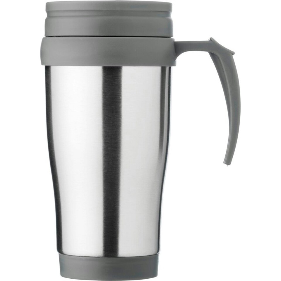 image 1 of Bullet Sanibel Insulated Mug - Silver/Grey - 12 x 18 x 8 cm