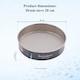 image 2 of Buckingham Mesh Drum Sieve Stainless Steel 20 cm