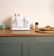 image 4 of Hamilton Beach Diamond Kettle & Toaster Set White