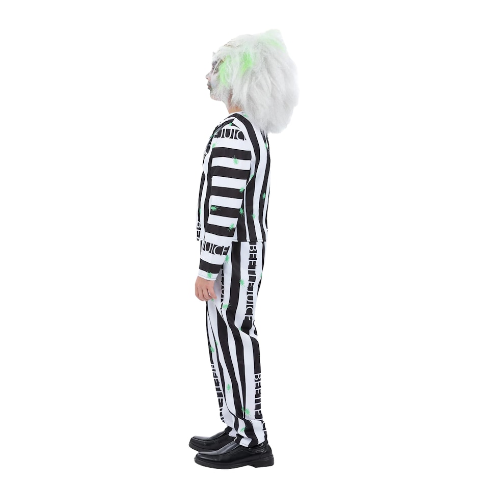 image 1 of Beetlejuice Childrens/Kids Costume | Black | Black/White | 1-2 years | 1