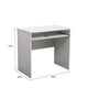 image 1 of Computer Desk PC Laptop Table Home Office Study Workstation White